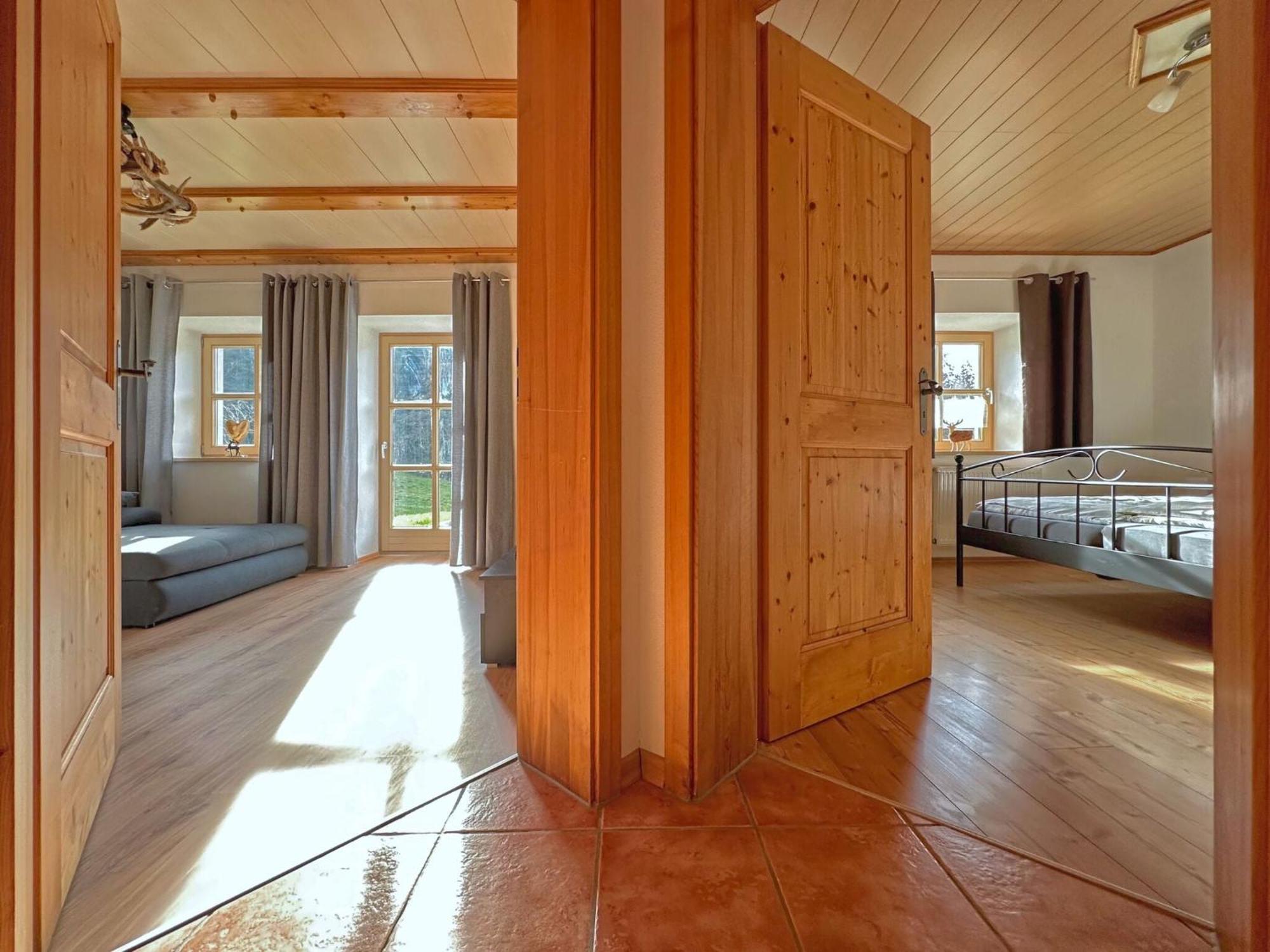 Ferienwohnung Im Bayerischen Wald Mit Terrasse ヴィヒタッハ エクステリア 写真